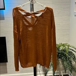SOLD Forever21 Orange Sweater